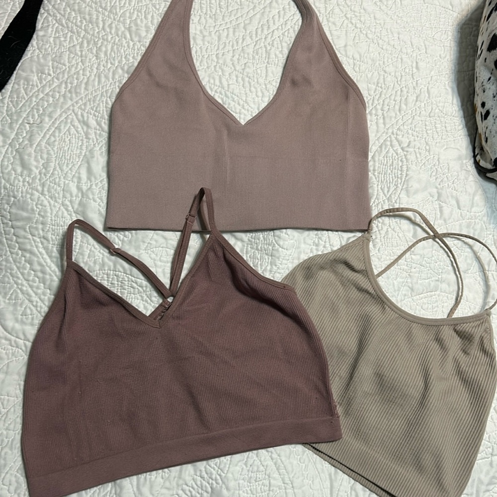 3 tanks selling all together all size small